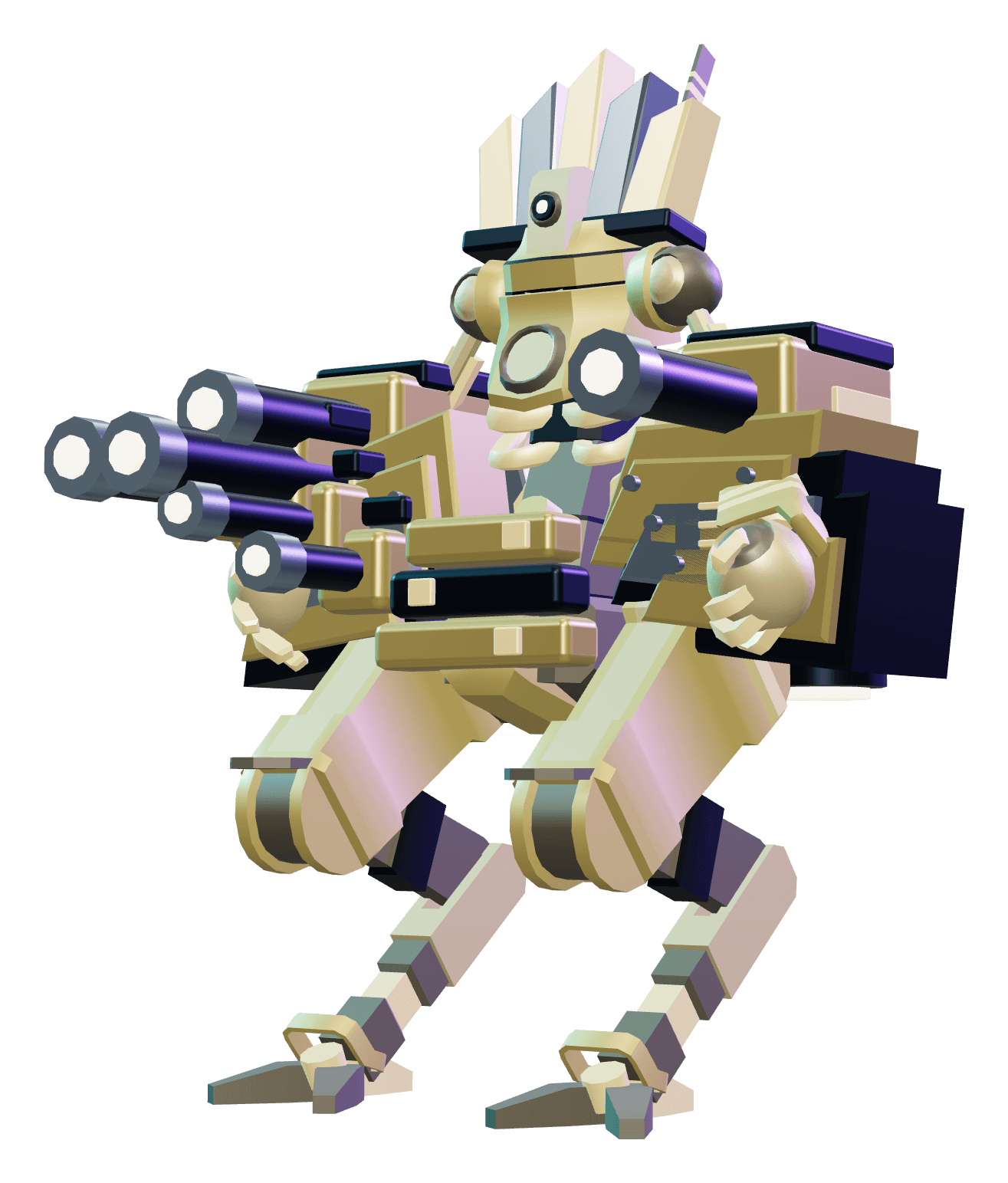 Sovereign, an S-class robot from the ATH Bot Arena prototype.